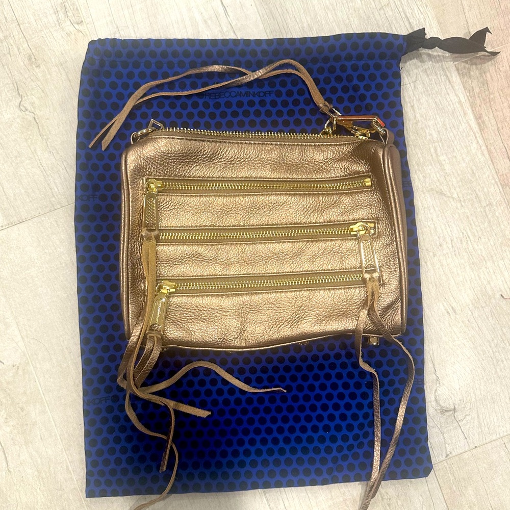 Rebecca Minkoff Crossbody Gold Purse